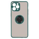 Avizar Capa para iPhone 11 Pro Max Bi-material anel de suporte metálico - verde - BACK-KAMEO-GN-11PM