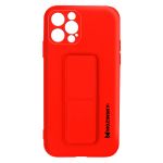 Wozinsky Capa iPhone 12 Pro Max de silicone magnético vermelho - BACK-DURAN-RD-12PM