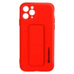 Wozinsky Capa iPhone 11 Pro Max de silicone magnético vermelho - BACK-DURAN-RD-11PM