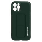 Wozinsky Capa iPhone 12 Pro Max de silicone magnético verde - BACK-DURAN-GN-12PM
