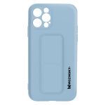 Wozinsky Capa iPhone 12 Pro de silicone magnético azul - BACK-DURAN-BL-12PR