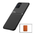 Kit Capa Magnetic Lux + Magentic Wallet Brown para Samsung Galaxy M52 5G