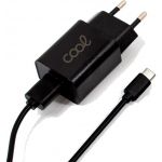 Cool Accesorios Carregador Universal USB 2.1A Black com Cabo USB-C