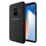 Samsung Capa Silicone Dura Galaxy A8 2018 Preto