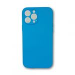 Apple Capa Silicone Gel Iphone 13 Pro Max Azul Claro Ultra Thin