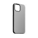 Nomad Capa para iPhone 13 Mini Soft-touch Compatível com Magsafe - Silver - Back-nmd-sp-sl-13mi