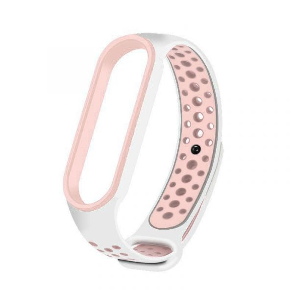 Pulseira Para Mi Band Silicone Dual Sport Cloud Lavender