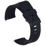 Pulseira Bracelete SmoothSilicone Com Fivela para Samsung Galaxy Watch Bluetooth 42mm - Preto