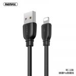 Cabo Remax Cable Iphone Lightning 8-Pin Suji Pro 2,4A Rc-138I Preto
