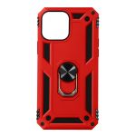 Avizar Capa iPhone 13 Pro Max Anti-choque Bi-material Anel de Suporte Video Vermelho - BACK-KOSTO-RD-13PM