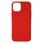 Avizar Capa iPhone 13 Mini de Silicone Semi-rígido Soft Touch Vermelho - BACK-FAST-RD-13MI