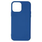 Avizar Capa iPhone 13 Pro de Silicone Semi-rígido Soft Touch Azul - BACK-FAST-BL-13PR
