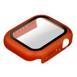Avizar Capa Apple Watch Serie 7 (41mm) Rígido Ultra Fino Vidro Protector Laranja - BACK-TEMP-OG-SW41