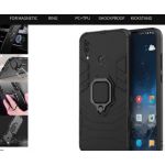 Capa Defender Armor para Huawei P Smart 2019 Ou Honor 10 Lite Preta