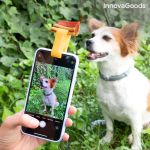 Innovagoods Capa Livro Função Suporte Clipe de Selfies para Animais de Estimação Pefie