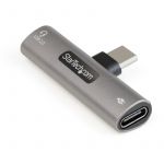 StarTech Adaptador de Audio e Carga USB-C Macho/Fêmea Silver