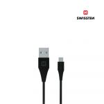 Swissten Cabo 1.2M Textile USB para USB-C Swissten