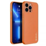 Capa Dux Ducis Iphone 13 Pro Max Traseira Silicone Laranja