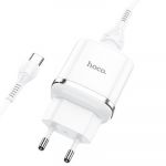 Cabo Hoco Charger Usb 3A Qc3.0 Fast Charge Special Single Port Cable N3 Branco