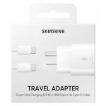 Carregador para Samsung Cabo USB Type-C 25W Branco