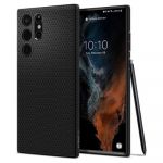 Spigen Luqid Air Case for Samsung S22 Ultra Matte Black