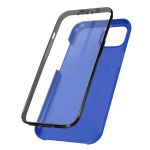 Avizar Capa iPhone 13 Mini Traseira Rígida Azul e Frontal Flexível Transparente - TPGLASS-BL-13MI