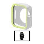Kit Capa Military DoubleColor + Película de Hidrogel para Apple Watch Series 7 - 45mm Grey / Green - 7427285665954