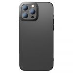 Baseus Glitter Hard Pc Case Transparent Electroplating Cover for iphone 13 Pro Max Black (ARMC000201)