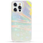 Kingxbar Shell Series Luxury Elegant Phone Case for iphone 13 Pro Pearl-mint