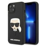 Karl Lagerfeld Capa Klhcp13Skh3Dbk iphone 13 Mini 5,4" Czarny/black Hardcapa 3D Rubber Karl`s Head