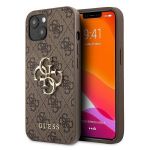 Guess Capa Guhcp13Sls4Gwpi iphone 13 Mini 5,4" Rózowy/pink Hard Capa Silicone 4G Logo
