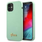 Guess Capa Hardcapa Metal Script iphone 12 Mini Green