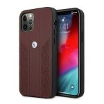Bmw Capa Bmhcp12Lrsppr iphone 12 Pro Max 6,7 "red / Red Hardcapa Leather Curve Perforate