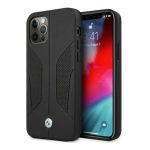 Bmw Capa Bmhcp12Lrscsk iphone 12 Pro Max 6.7 "black / Black Hardcapa Leather Perforate Sides