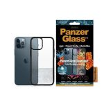 Panzerglass Capa Clear Capa iphone 12 Pro Max Antibacterial Black