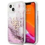 Guess Capa Guhcp13Slg4Gpi iphone 13 Mini 5,4" Rózowy/pink Hardcapa 4G Big Liquid Glitter