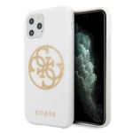 Guess Capa Hard Capa Saffiano Circle Logo Guhcn65Tpuwhglg iphone 11 Pro White