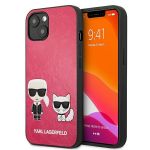 Karl Lagerfeld Capa Klhcp13Spcuskcp Hardcapa Ikonik Karl&choupette iphone 13 Mini Fushia
