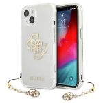 Guess Capa Hardcapa 4G Guhcp13Sks4Ggo iphone 13 Mini Gold Charms Collection