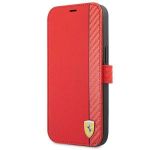 Ferrari FESAXFLBKP13SRE iphone 13 Mini 5,4 "red / Red Book On Track Carbon Stripe