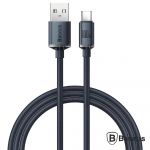 Baseus Crystal Shine Series Fast Charging Data Cable usb Type a To usb Type C100W 1,2m Black (CAJY000401)