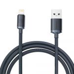 Baseus Crystal Shine Series Fast Charging Data Cable USB Type a To Lightning 2.4A 2M Black - CAJY000101
