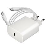 Forcell Carregador Usb-c 25w Power Delivery + Cabo Usb-c 3a 1m Branco - Sec-for-8099-1c