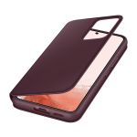 Samsung Capa Fólio para Galaxy S22 Plus Smart Clear View Cover Orginal Bordeaux - Folio-sam-view-wn-s22p
