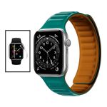 Kit Bracelete Magnetica de Silicone + Película de Hydrogel para Apple Watch Series 7 - 45mm - Blue - 7427285727041