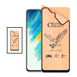 KIT 2 Vidros Temperados Ceramica Full Cover para Samsung Galaxy S22+ Plus 5G - Transparente/Preto - 7427285720639