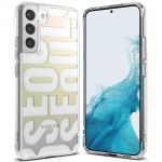 Fusion Design Armored Case Cover With Gel Frame para Samsung Galaxy S22 + (S22 Plus) Transparent (seoul) (F593R89)