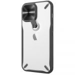 Nillkin Cyclops Case Durable Case With a Camera Cover And a Foldable Stand para iphone 13 Pro Max Black
