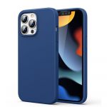 Protective Silicone Case Rubber Flexible Silicone Case Cover para iphone 13 Pro Blue