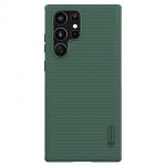 Nillkin Super Frosted Shield Pro Durable Cover para Samsung Galaxy S22 Ultra Green